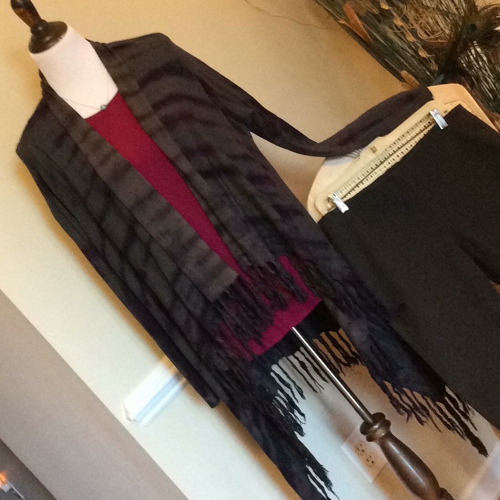 Cynthia Rowley waterfall front wrap